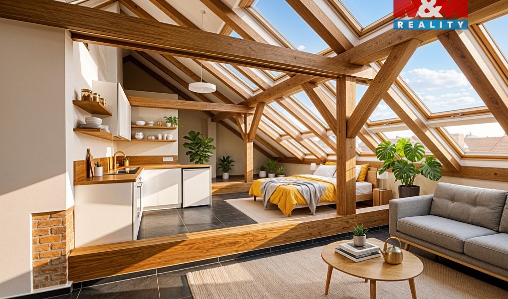 Prodej půdního prostoru, 126 m2, Praha, ul. Husitská, Praha – náhled fotky 7
