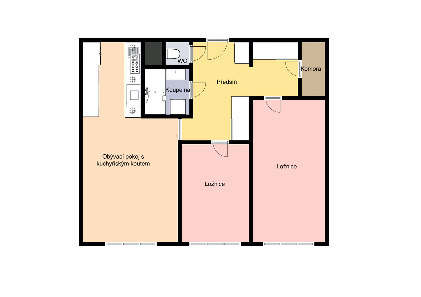 Prodej bytu 3+kk 63 m² – fotografie 3