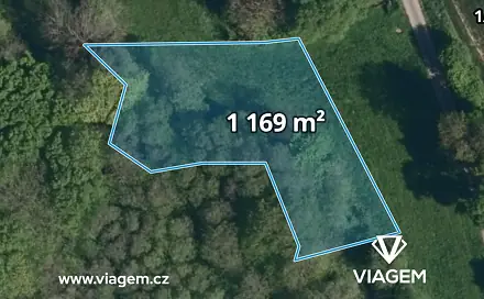 Prodej zahrady 883 m², Újezd, okres Zlín