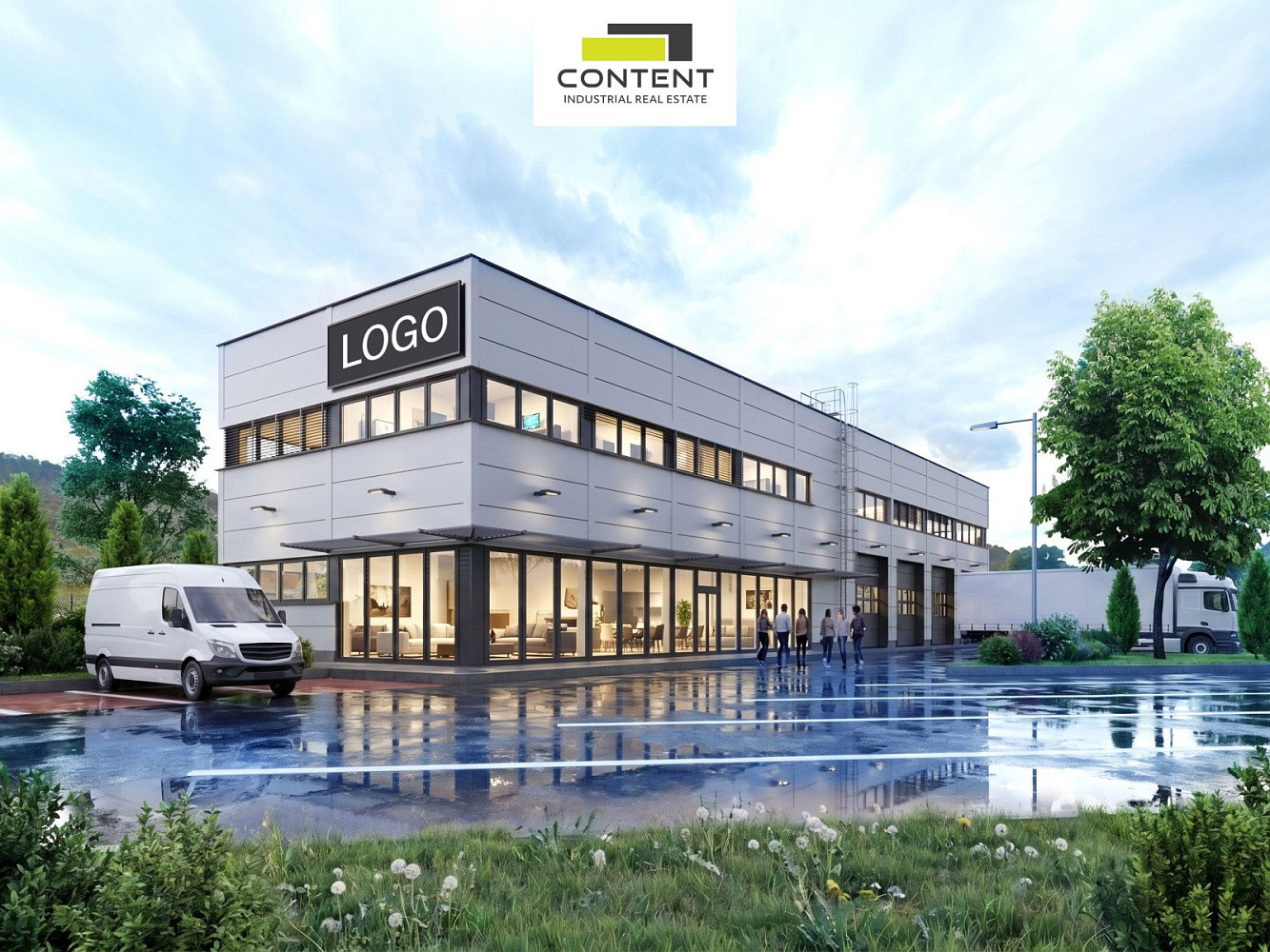 Pronájem výrobních prostor 1 850 m² – fotografie 2
