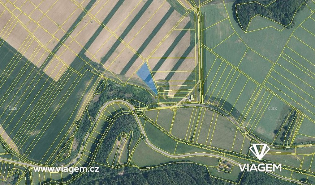 Prodej pole 967 m², Čebín – náhled fotky 4