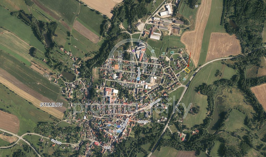 Prodej stavebního pozemku 1 067 m², Strmilov – náhled fotky 7