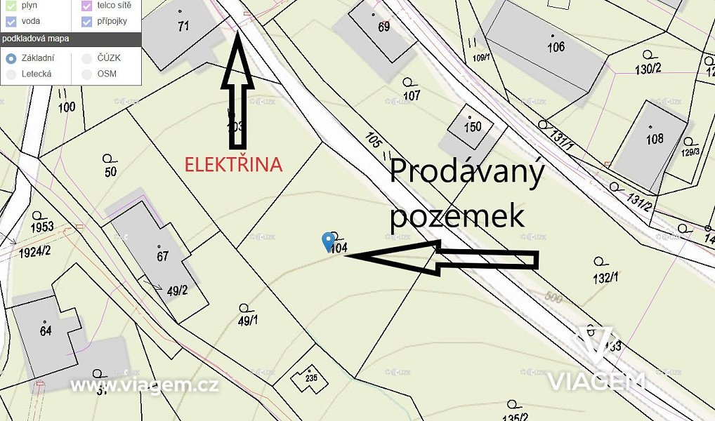 Prodej stavebního pozemku 1 011 m², Roztoky u Semil – náhled fotky 2