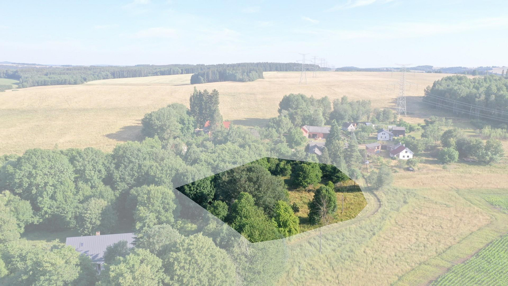 Prodej stavebního pozemku 3 161 m² – fotografie 2