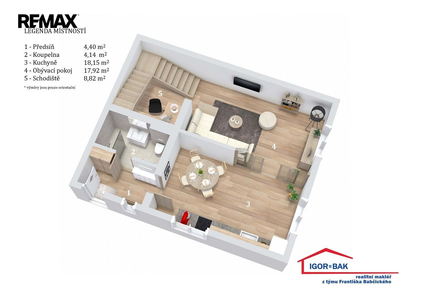 Prodej bytu 3+kk 106 m² – pohled 3