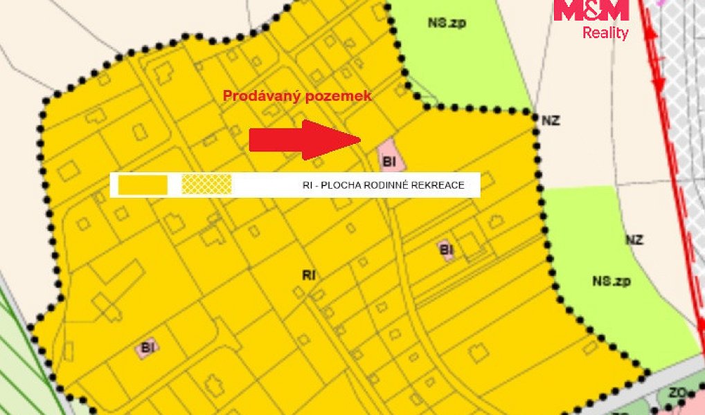 Prodej stavebního pozemku 619 m², Rokycany – náhled fotky 4