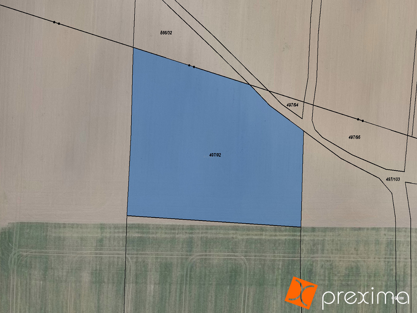 Prodej pole 1 487 m²