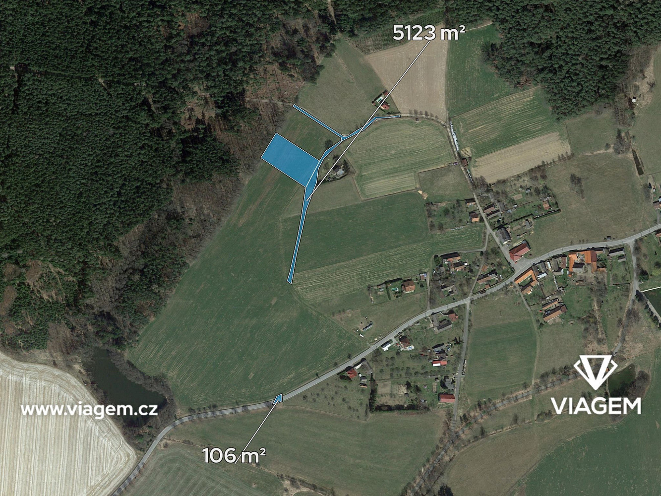 Prodej pole 571 m² – fotografie 2