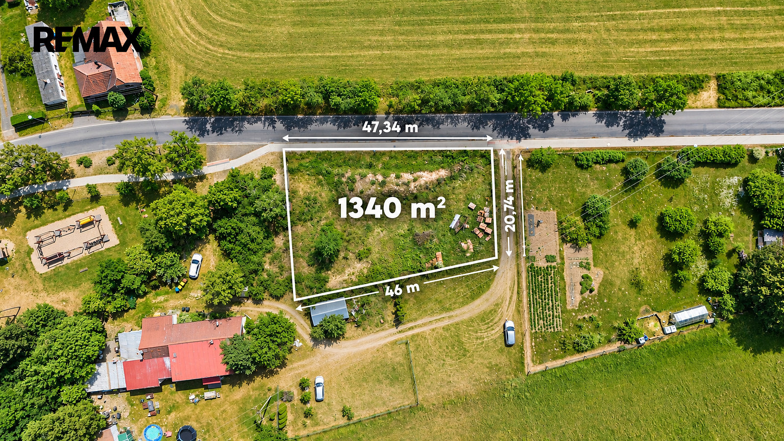 Prodej stavebního pozemku 1 340 m²
