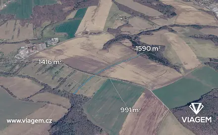 Prodej pole 2 498 m², Dobrkovice, okres Zlín