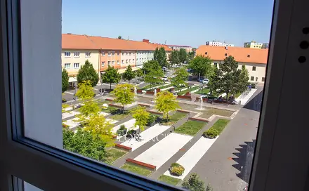 Pronájem bytu 2+kk 37 m², náměstí Míru, Veselí nad Moravou, okres Hodonín