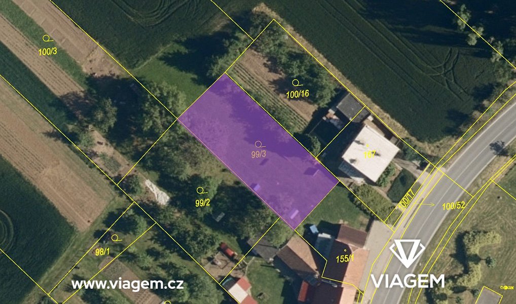 Prodej stavebního pozemku 247 m², Šelešovice – náhled fotky 4