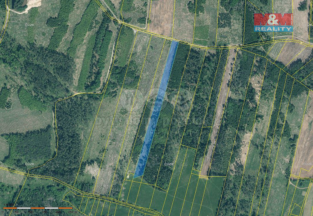 Prodej lesa 13 685 m²