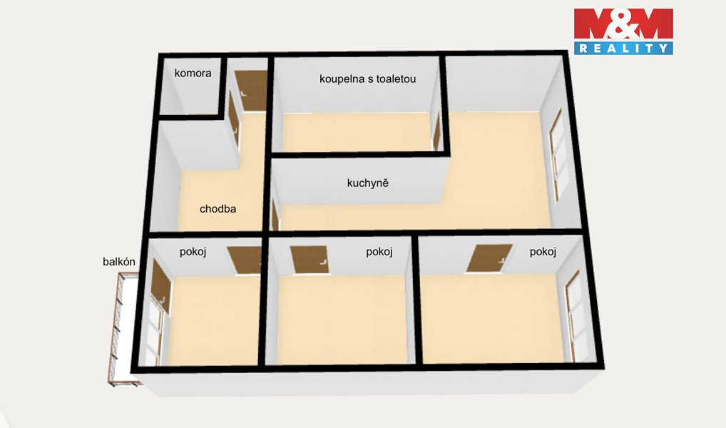 Prodej bytu 3+1 66 m², Rokytnice v Orlických horách – náhled fotky 14