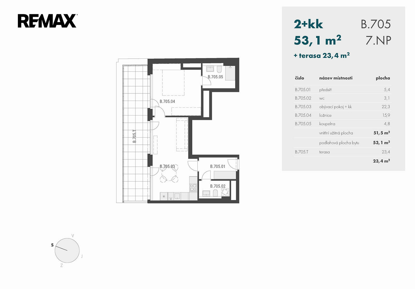 Pronájem bytu 2+kk 77 m² – fotografie 4