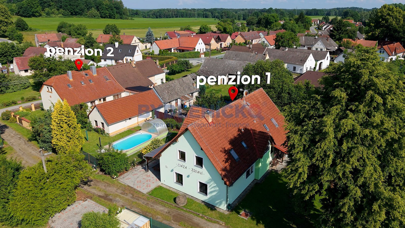 Prodej domu 475 m² s pozemkem 2 453 m²
