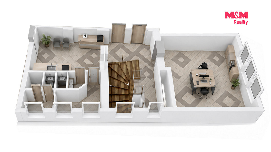 Pronájem kanceláře 40 m² – fotografie 2