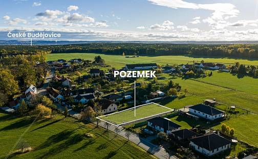 Prodej stavebního pozemku 1 035 m², Lipí - Kaliště u Lipí, okres České Budějovice