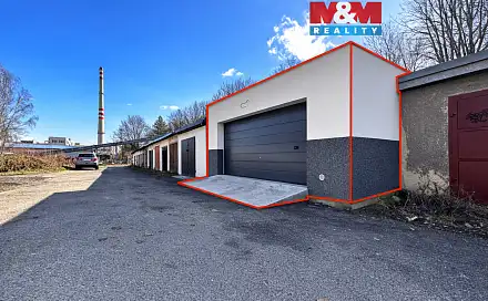 Prodej nové dvougaráže, 34 m2, Sokolov, ul. Dělnická, Dělnická, Sokolov