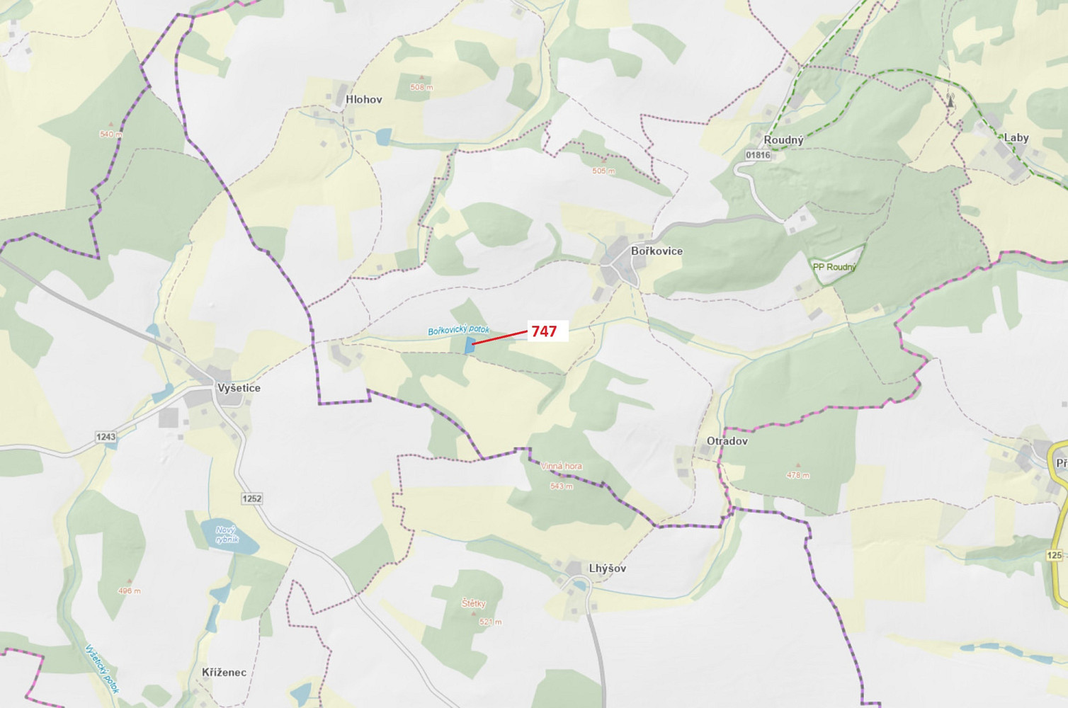 Dražba lesa 3 010 m²