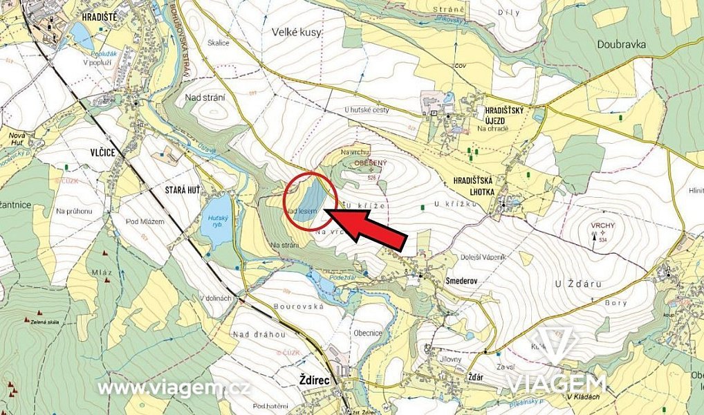 Prodej pole 23 033 m², Ždírec – náhled fotky 4