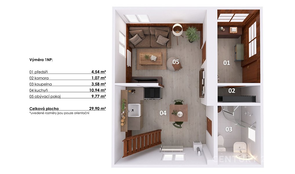 Prodej chaty/chalupy 41 m² s pozemkem 263 m², Poříčí nad Sázavou – náhled fotky 19