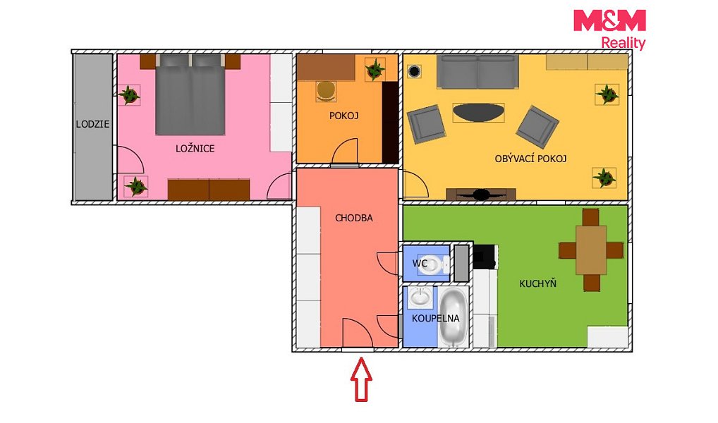 Prodej bytu 3+1 73 m², Kamenický Šenov – náhled fotky 4