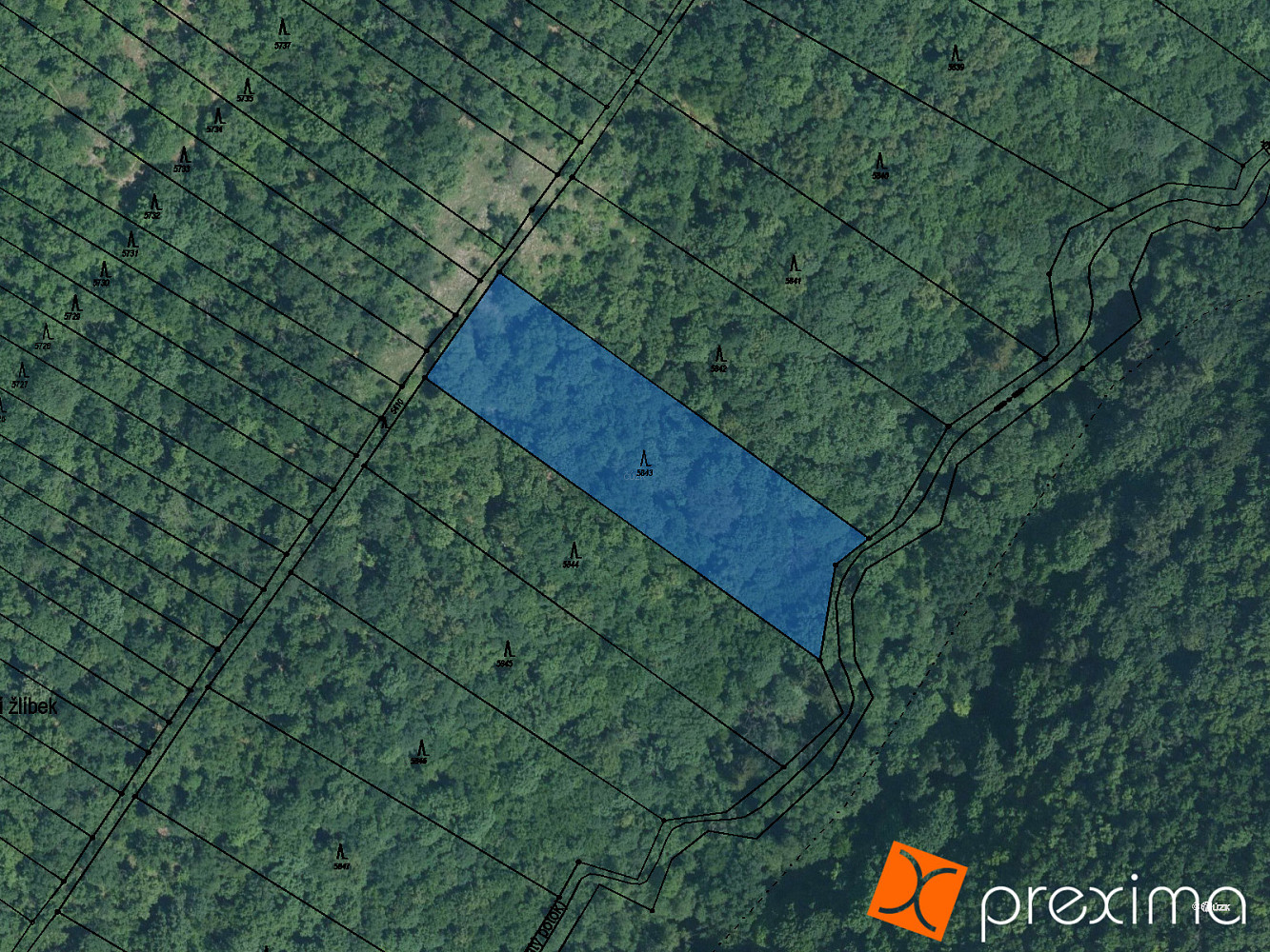 Prodej lesa 235 m²