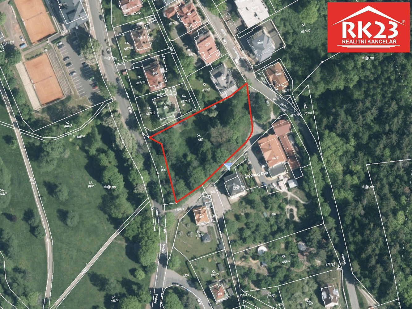 Prodej komerčního pozemku 3 377 m² – fotografie 3