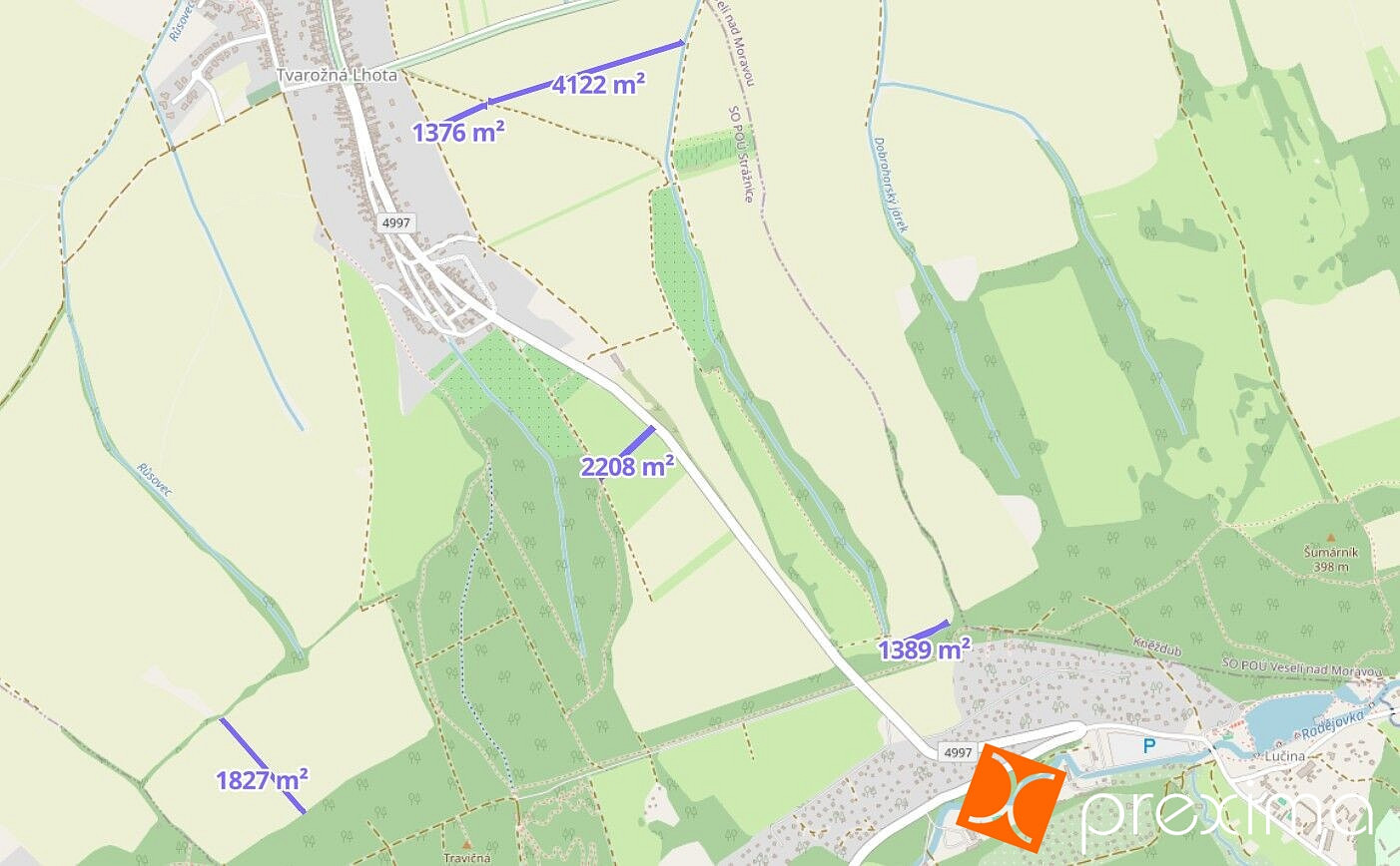 Prodej pole 1 900 m² — photo 2