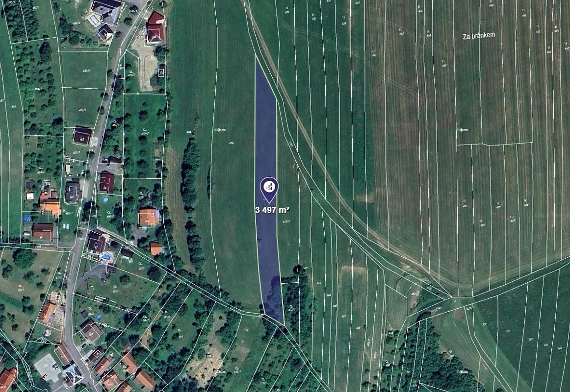 Prodej pole 2 186 m²