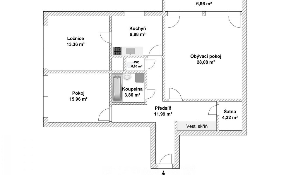 Prodej bytu 3+1 99 m², Praha – náhled fotky 19