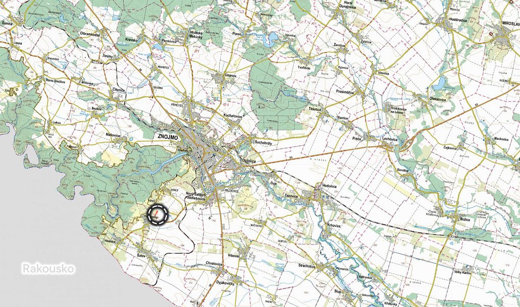 Prodej pole 7 141 m², Znojmo – náhled fotky 3
