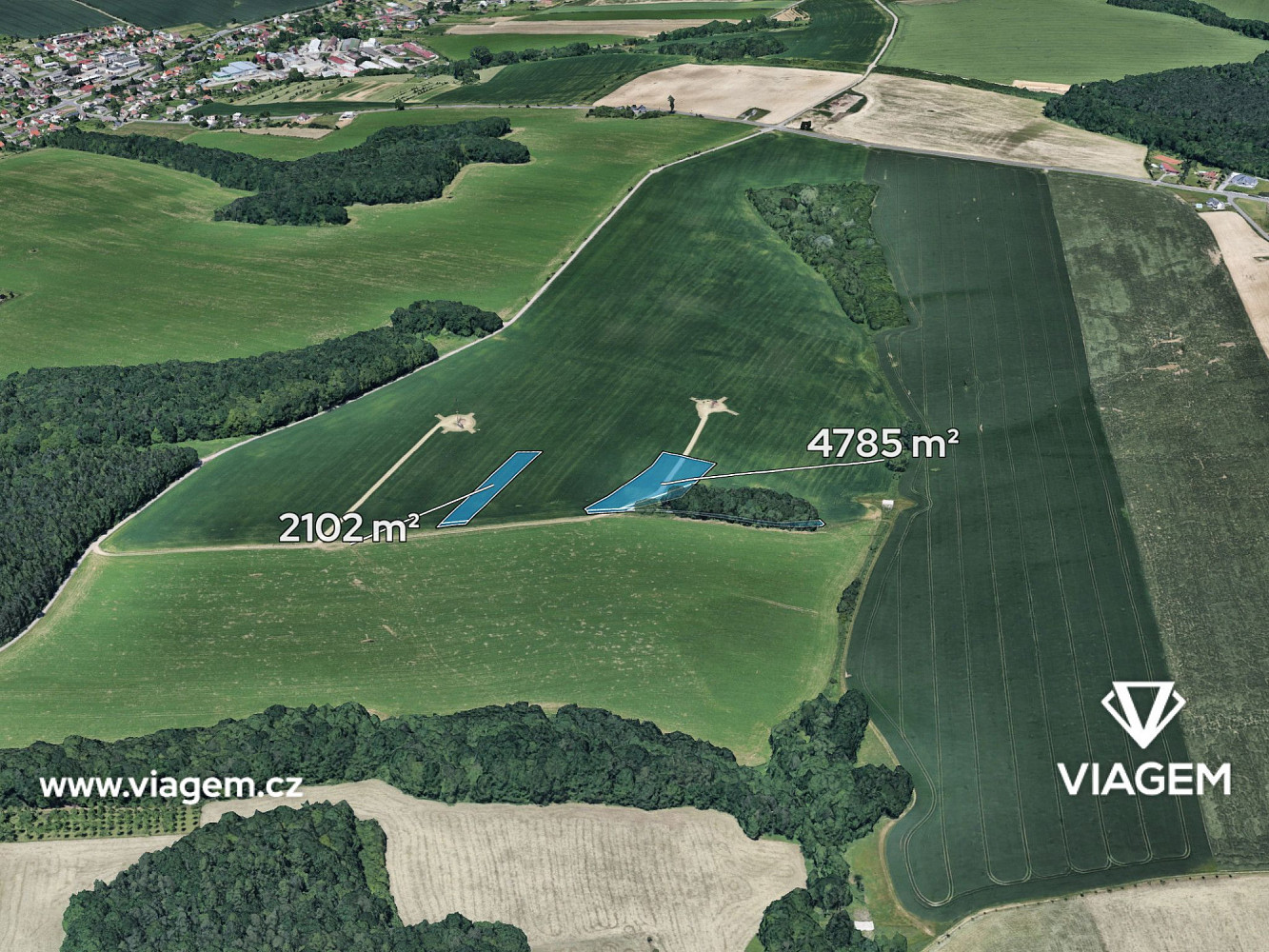 Prodej pole 860 m²