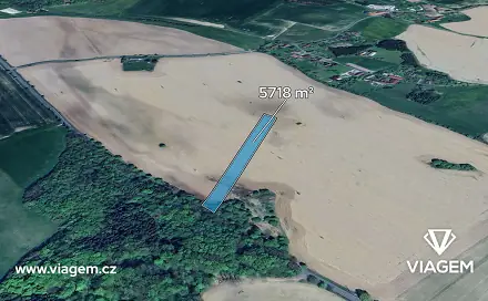 Prodej pole 1 429 m², Příkosice, okres Rokycany
