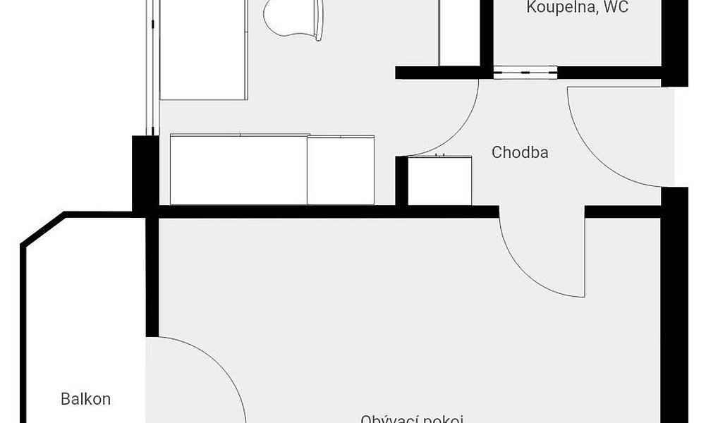 Pronájem bytu 1+1 31 m², Bojkovice – náhled fotky 11