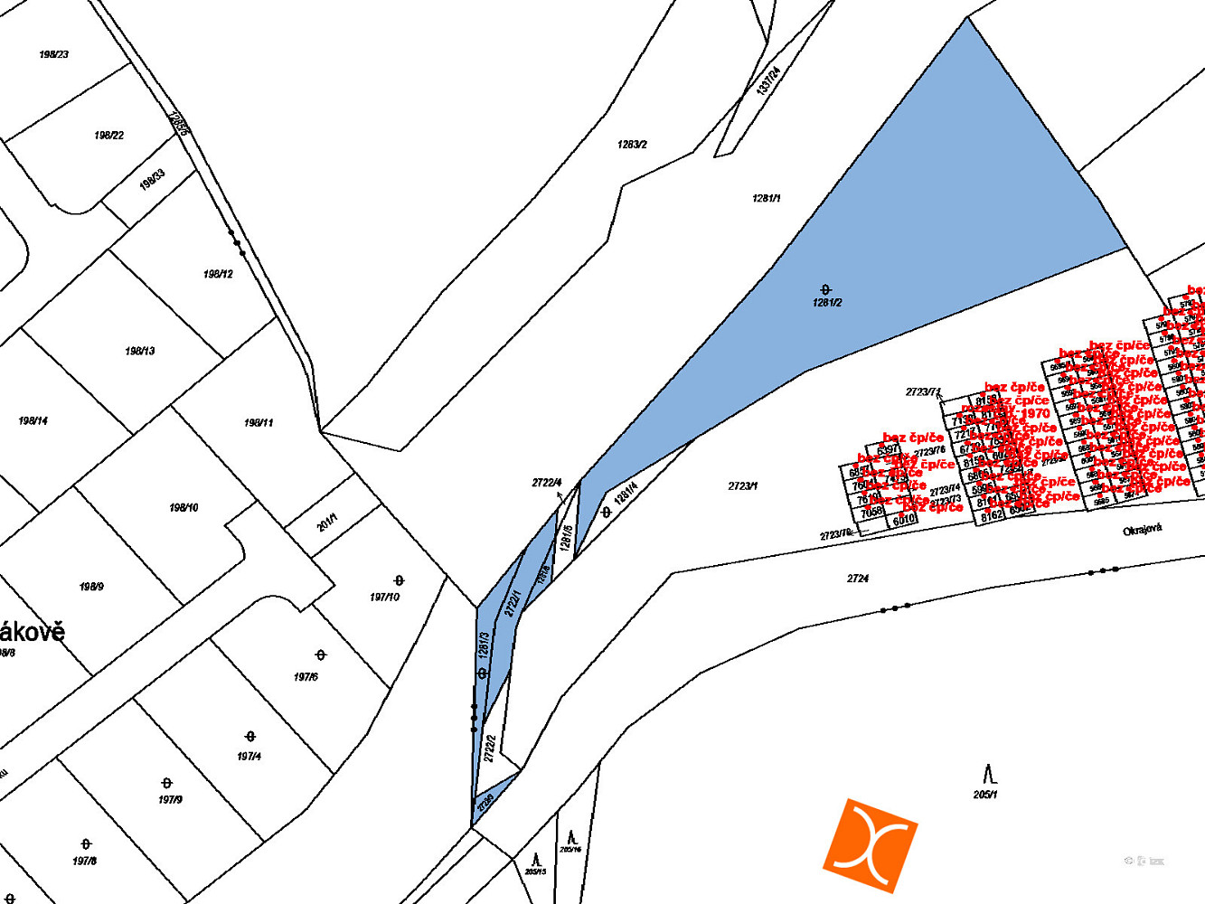 Prodej pozemku 1 253 m² – fotografie 2