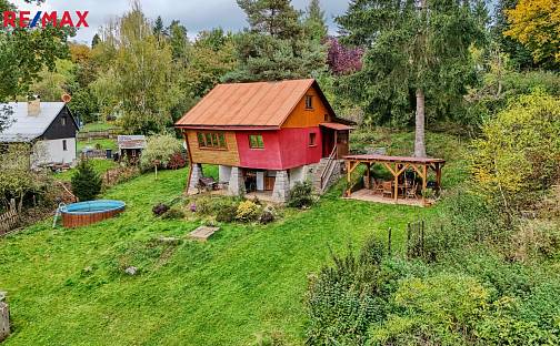 Prodej chaty/chalupy 85 m² s pozemkem 1 385 m², osada Důle, Stříbrná Skalice - Hradové Střimelice, okres Praha-východ