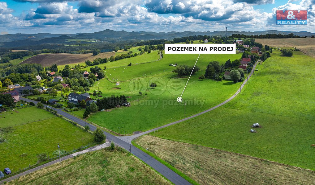 Prodej stavebního pozemku 1 527 m², Huntířov – náhled fotky 6