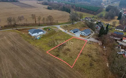 Prodej stavebního pozemku 1 057 m², Nihošovice, okres Strakonice