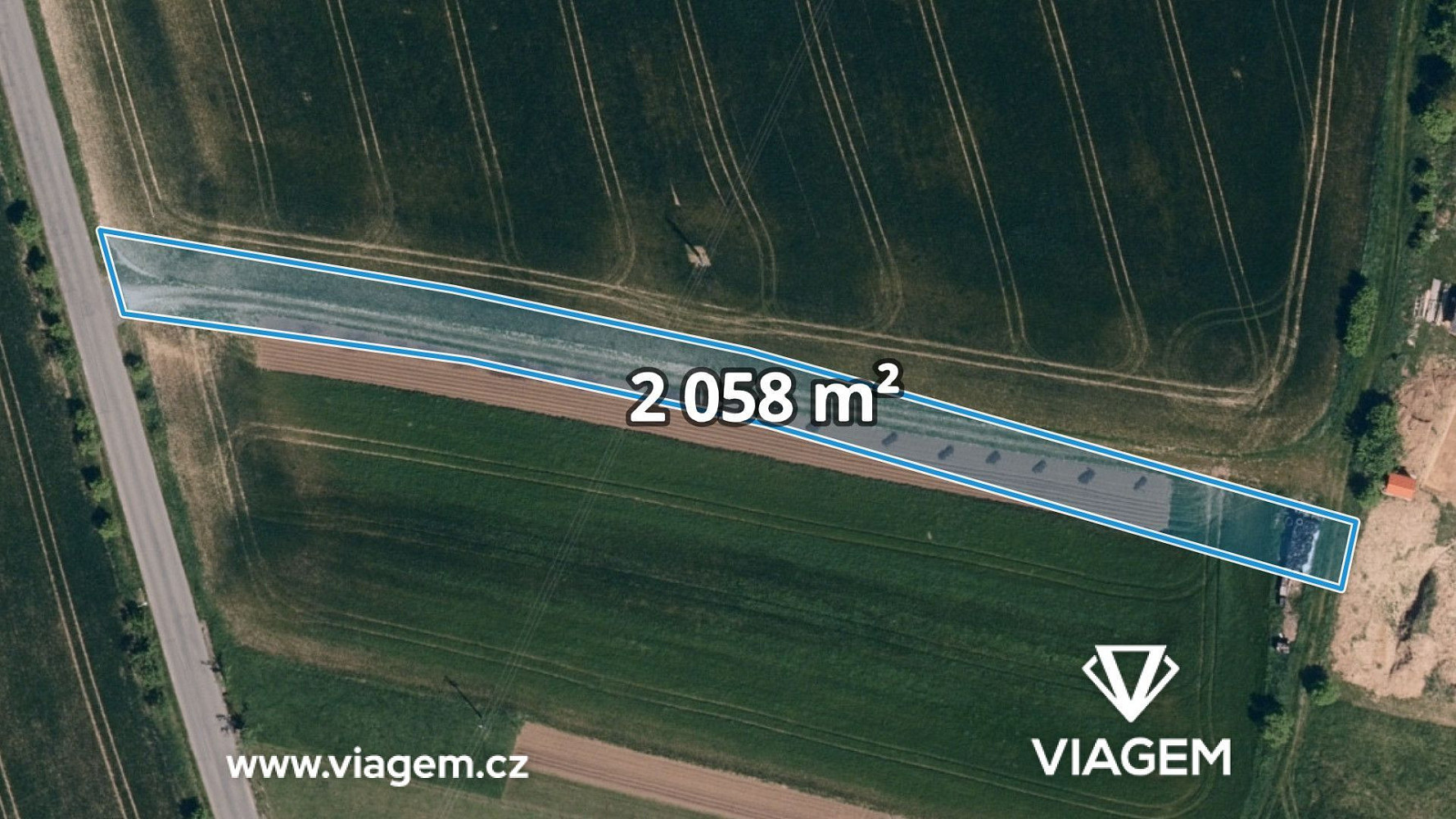 Prodej pole 1 286 m²