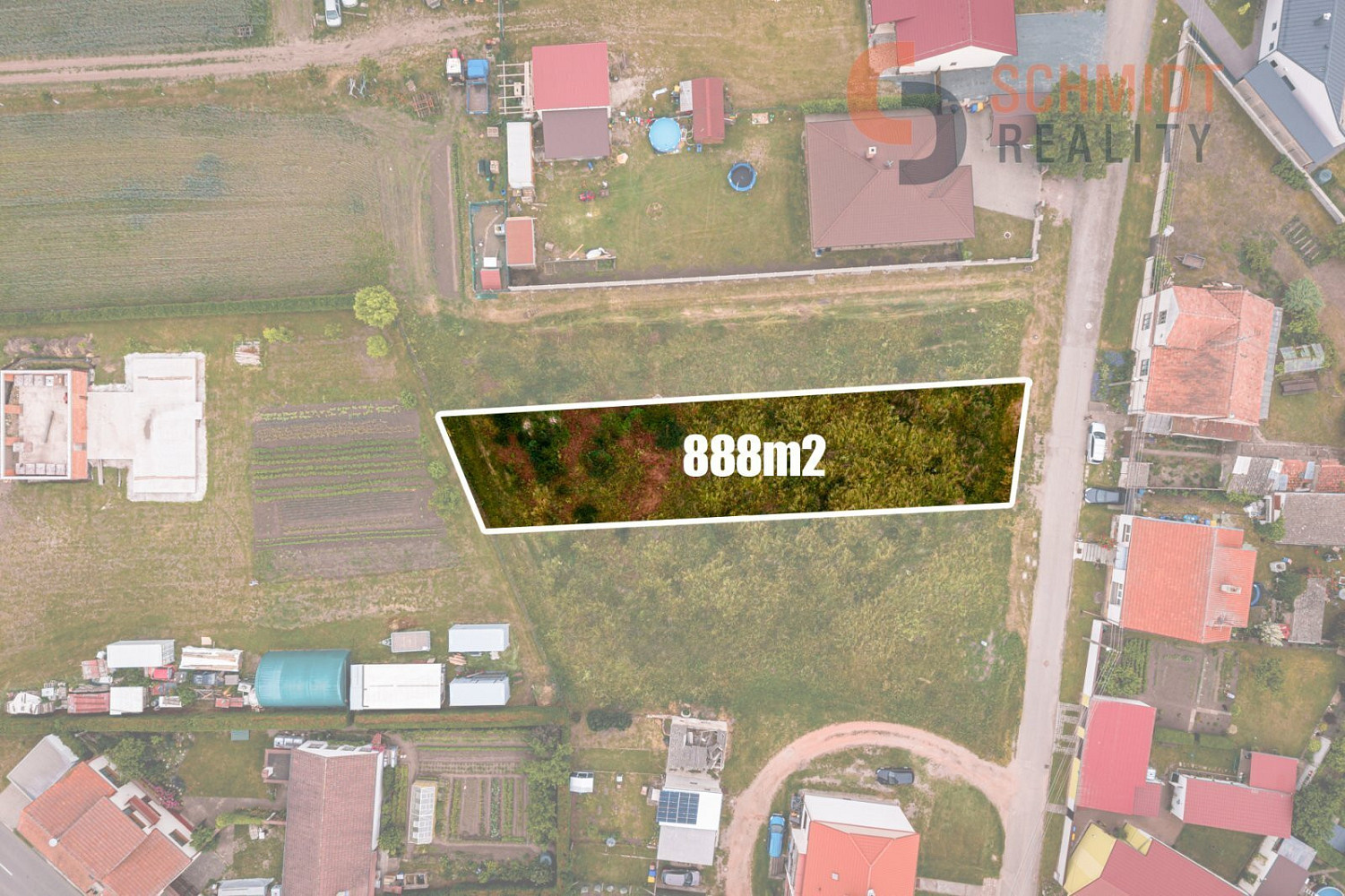 Prodej stavebního pozemku 888 m²