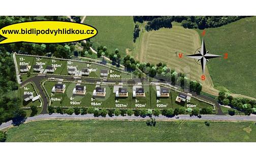 Prodej stavebního pozemku 950 m², Sušice, okres Klatovy