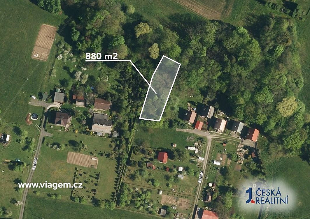 Prodej zahrady 880 m² – fotografie 2