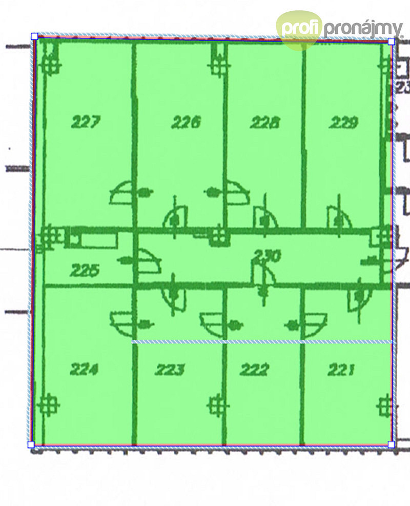 Pronájem kanceláře 144 m² – fotografie 3