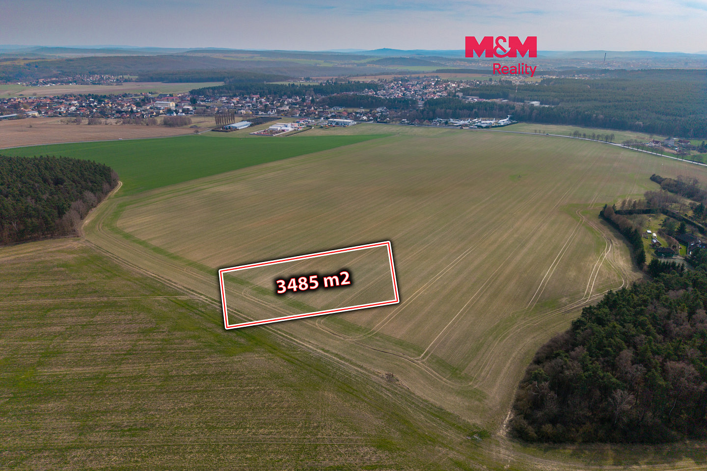 Prodej pole 3 485 m²