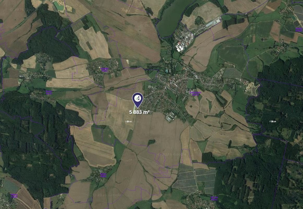 Prodej pole 1 471 m² – fotografie 2