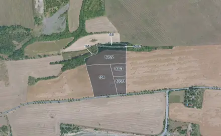Prodej pole 20 697 m², Husinec, okres Praha-východ