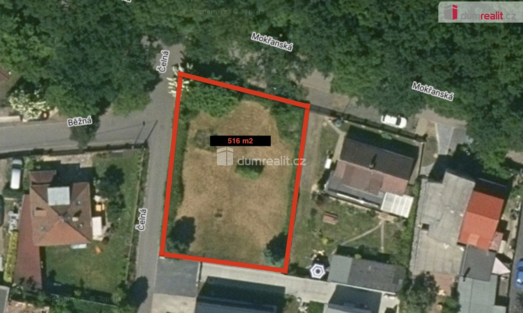 Prodej stavebního pozemku 516 m²