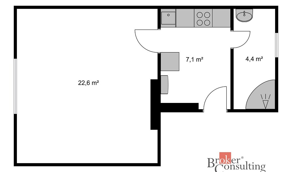 Prodej bytu 1+1 35 m², Liberec – náhled fotky 10